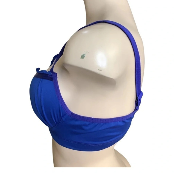 Massam Blue Padded Underwire Bra Made in Brazil New with Tags - Picture 2 of 8